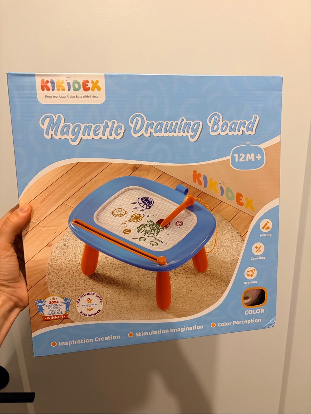 PINK Magnetic Drawing Board for Kids THEY HAD THE WRONG COLOR INSIDE THE BOX